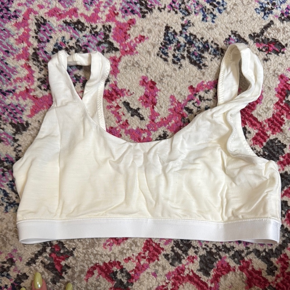 Allbirds Cream Comfort Bra Intimates & Sleepwear